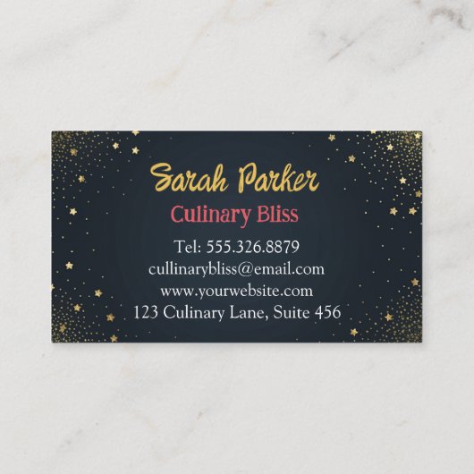 Aangepaste taarten Bakkerij gebak Visitekaartje (Achterkant)