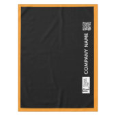 Aangepaste tabel Hoesje Business Logo Sinaasappel Tafelkleed (Voorkant)