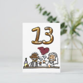 Aangepaste tabel nummer 13 Briefkaarten (Staand voorkant)