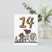 Aangepaste tabel nummer 14 Briefkaarten (Staand voorkant)