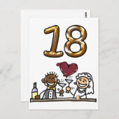 Aangepaste tabel nummer 18 Briefkaarten (Voorkant / Achterkant)