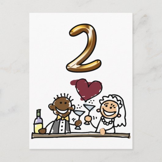 Aangepaste tabel nummer 2 Briefkaarten (Voorkant)