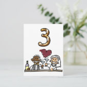 Aangepaste tabel nummer 3 Briefkaarten (Staand voorkant)