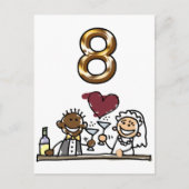 Aangepaste tabel nummer 8 Briefkaarten (Voorkant)