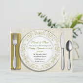 Aangepaste tabelinstelling na bruiloft Brunch uitn Kaart (Staand voorkant)