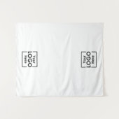 Aangepaste Table Runner Banner Business 2 Logos Ev Wandkleed (Voorkant (horizontaal))