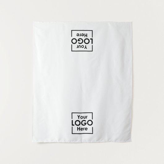 Aangepaste Table Runner Banner Business 2 Logos Ev Wandkleed (Voorkant)