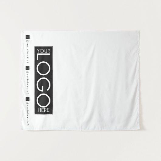 Aangepaste Table Runner Banner voor Evenementen Wi Wandkleed (Voorkant (horizontaal))