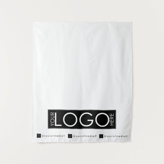 Aangepaste Table Runner Banner voor Evenementen Wi Wandkleed (Voorkant)