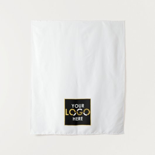 Aangepaste Table Runner Banner Zakelijke Logo even Wandkleed (Voorkant)