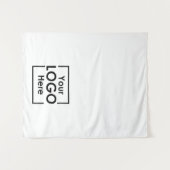 Aangepaste Table Runner Banner Zakelijke Logo even Wandkleed (Voorkant (horizontaal))