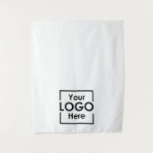 Aangepaste Table Runner Banner Zakelijke Logo even Wandkleed (Voorkant)