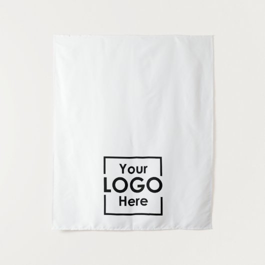 Aangepaste Table Runner Banner Zakelijke Logo even Wandkleed (Voorkant)