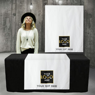 Aangepaste Table Runner Banner Zakelijke Logo even Wandkleed