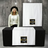 Aangepaste Table Runner Banner Zakelijke Logo even Wandkleed