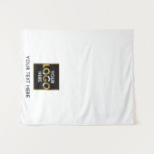 Aangepaste Table Runner Banner Zakelijke Logo even Wandkleed (Voorkant (horizontaal))