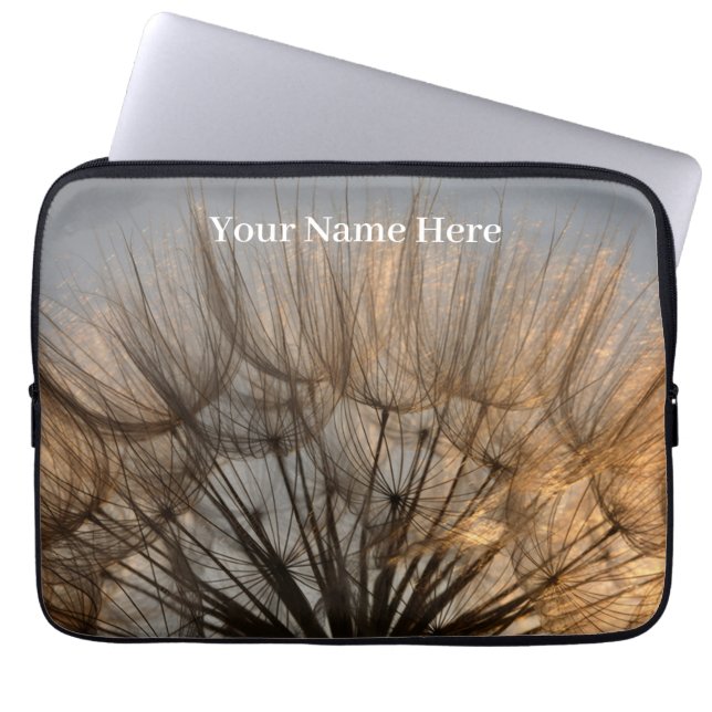 Aangepaste tablet Sleeve – Autumn Dandelion Puffs (Voorkant)