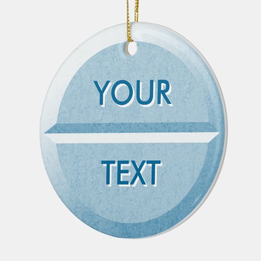 Aangepaste tabletversiering met tekstvulling keramisch ornament (Links)