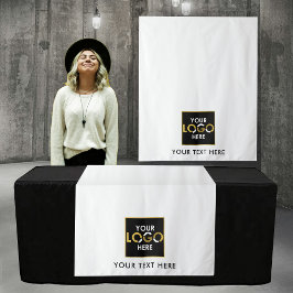 Aangepaste Tafel Runner Banner Zakelijk Logo Evene Wandkleed