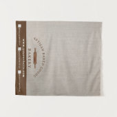 Aangepaste Tafel Runner Logo Markt Stalletje Uitha Wandkleed (Voorkant (horizontaal))