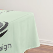 Aangepaste tafelkleed met uw Logo en tekst (Voorbeeld)