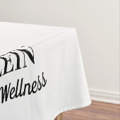 Aangepaste tafelkleed met uw Logo en tekst (Voorbeeld)