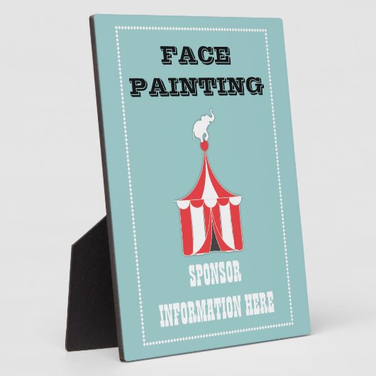 AANGEPASTE Tafeltekens Fotoplaat (Zijkant)