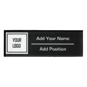 Aangepaste tag voor bedrijfsnaam (Voorkant)