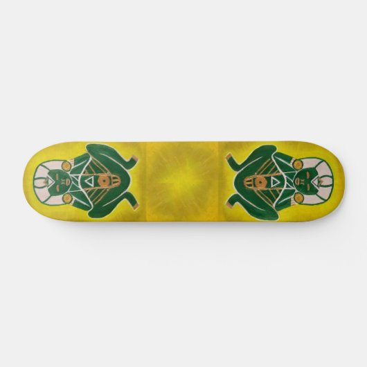 Aangepaste Taíno Atabey Skateboard Deck (Horizontaal)