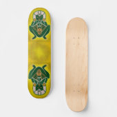 Aangepaste Taíno Atabey Skateboard Deck (Voorkant)