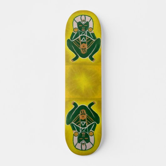 Aangepaste Taíno Atabey Skateboard Deck (Voorkant)