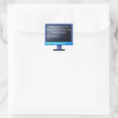 Aangepaste Take Your Child to Work Day 2025 Naam T Vierkante Sticker (Tas)