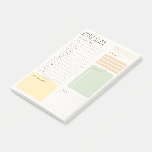 Aangepaste takenlijst post-it® notes (Schuin)