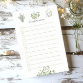 Aangepaste takenlijst voor botanisch groen terrari post-it® notes