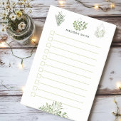 Aangepaste takenlijst voor botanisch groen terrari post-it® notes