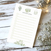 Aangepaste takenlijst voor botanisch groen terrari post-it® notes