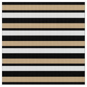 Aangepaste Tan White en Black fabric Stof (Close Up)