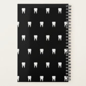 Aangepaste tandarts Kantoor zwart afspraak Planner (Achterkant)