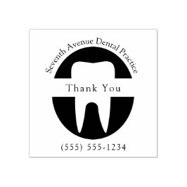 Aangepaste Tandarts Orthodontist Kantoor Dank u Rubberstempel