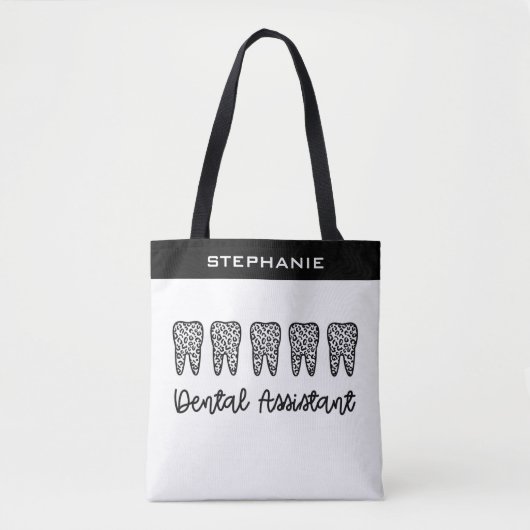 Aangepaste tandassistent | Adjunct-stiekcadeautjes Tote Bag (Voorkant)