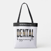 Aangepaste tandheelkundige Cheetah Print Giften Tote Bag (Achterkant)