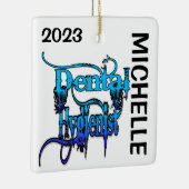 AANGEPASTE Tandheelkundige Hygiënist Keramisch Ornament (Rechts)