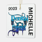 AANGEPASTE Tandheelkundige Hygiënist Keramisch Ornament (Links)