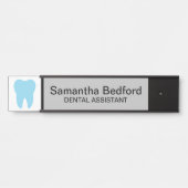 Aangepaste Tandheelkundige Kantoor Ontvangst Logo Deurbordje (Voorkant)