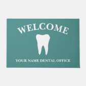 Aangepaste tandheelkundige praktijk deurmat met ta (Voorkant)