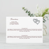 Aangepaste tangerine hartrichting Kaart (Staand voorkant)