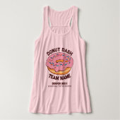 Aangepaste Tanktop Donut Dash Team (Design voorkant)