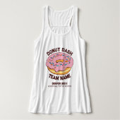 Aangepaste Tanktop Donut Dash Team (Design voorkant)