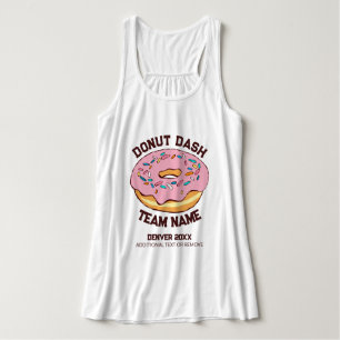 Aangepaste Tanktop Donut Dash Team