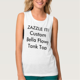 Aangepaste Tanktop voor damesblaasspieren, blanco